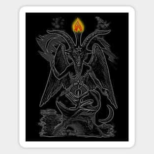 Baphomet the Sabbatic Goat | Solve et Coagula Magnet